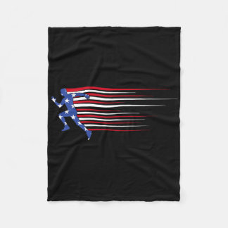 ‚merica Gorilla Flag Sungles Lustig Patriotisch Fleecedecke