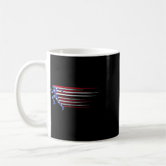 ‚merica Gorilla Flag Sungles Lustig Patriotisch Kaffeetasse