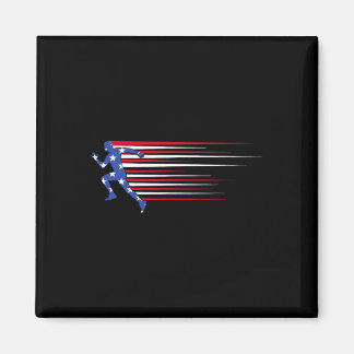 ‘merica Gorilla-Flagge Sungles Lustig Patriotisch Magnet