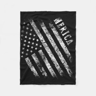 Merica Patriot American Flag USA 4. Juli Geschenke Fleecedecke