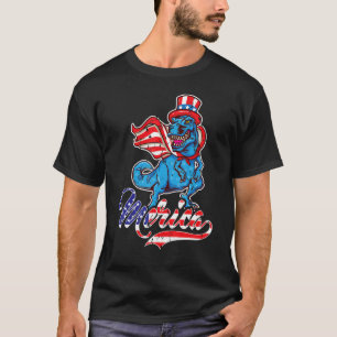 Merica Patriotic Usa Eagle Amerikanische Unabhängi T-Shirt