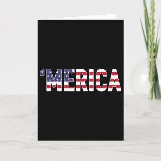Merica - Patriotische Flagge USA Vereinigte Staate Karte