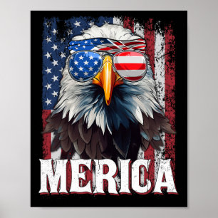 Merica - Patriotischer Usa-Adler Der Freiheit - 4. Poster