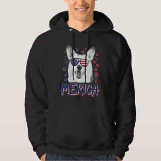Merica Pembroke Welsh Corgi Dog 4. Juli USA Hoodie