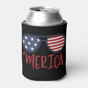 Merica Sonnenbrille Patriotic 4. Juli Dosenkühler