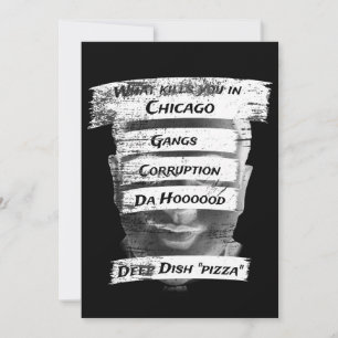 Merica Spaß America USA Funny Patriotism Chicago Einladung