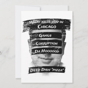 Merica Spaß America USA Funny Patriotism Chicago Einladung