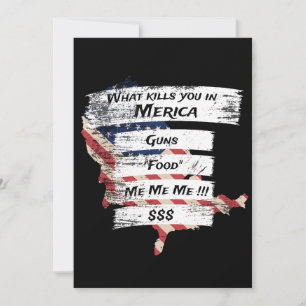Merica Spaß America USA Funny Patriotism Einladung