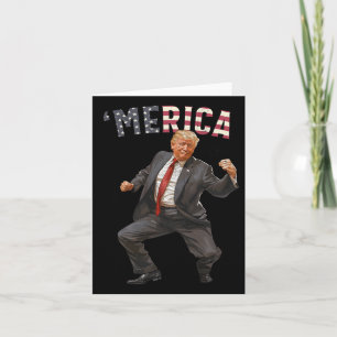 Merica Trump glücklich über den 4. Juli Trump - Am Karte