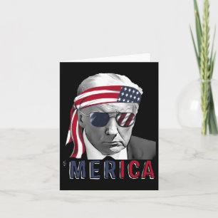 Merica Trump glücklich über den 4. Juli Trump - Am Karte