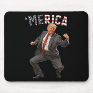 Merica Trump glücklich über den 4. Juli Trump - Am Mousepad