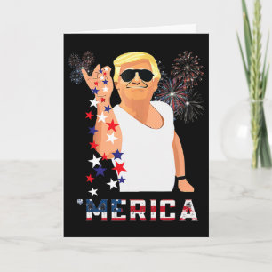 Merica Trump Outfits Merica USA Amerikanische Flag Karte