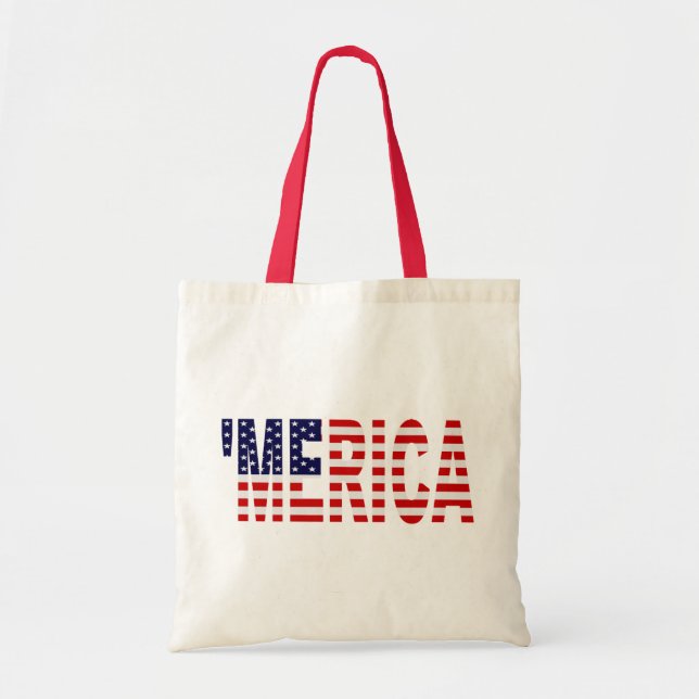 'MERICA US Flagge Tragetasche (Vorne)