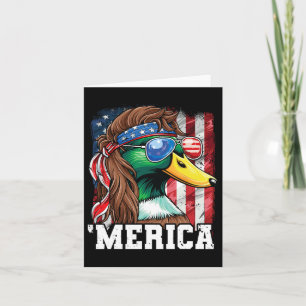 Merica USA American Flag Patriotic 4. Juli Duc Karte