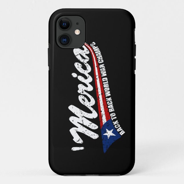 'MERICA Weltkrieg kaut beunruhigten iPhone 5 Case-Mate iPhone Hülle (Rückseite)