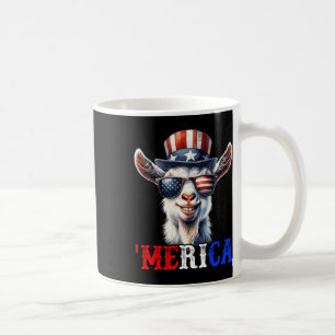Merica Ziege Patriotic 4. Juli Funny Kids Men W Kaffeetasse