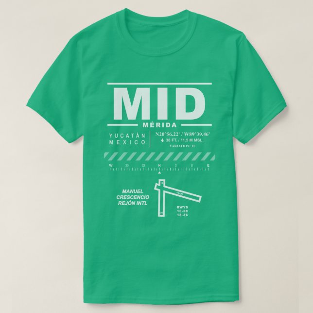 Merida International Airport MID T - Shirt (Design vorne)