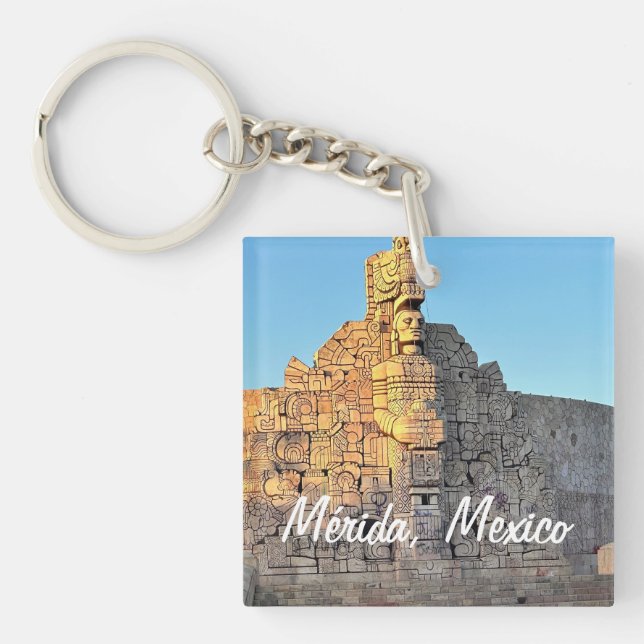Merida, Mexiko - Akryllischer Schlüsselanhänger (Vorderseite)
