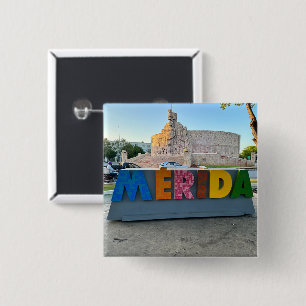 Merida, Mexiko - Square Button