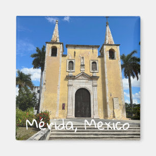 Merida, Mexiko - Square Magnet