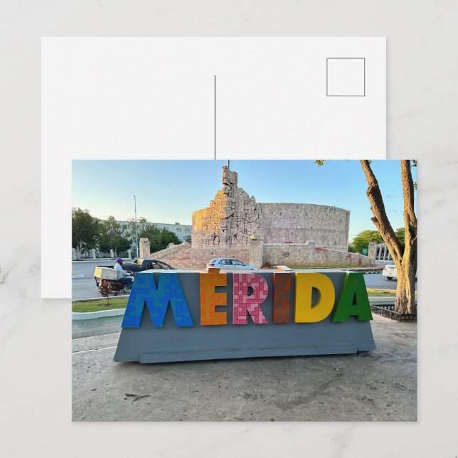 Merida, Mexiko - Standardpostkarte Postkarte (Vorne/Hinten)