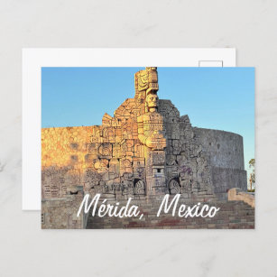 Merida, Mexiko - Standardpostkarte Postkarte