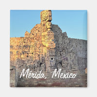 Merida, Mexique - Magnet Carré