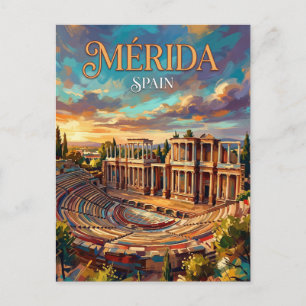 Mérida Spanien Postkarte