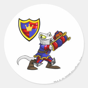 Meridell Team Captain 1 Runder Aufkleber