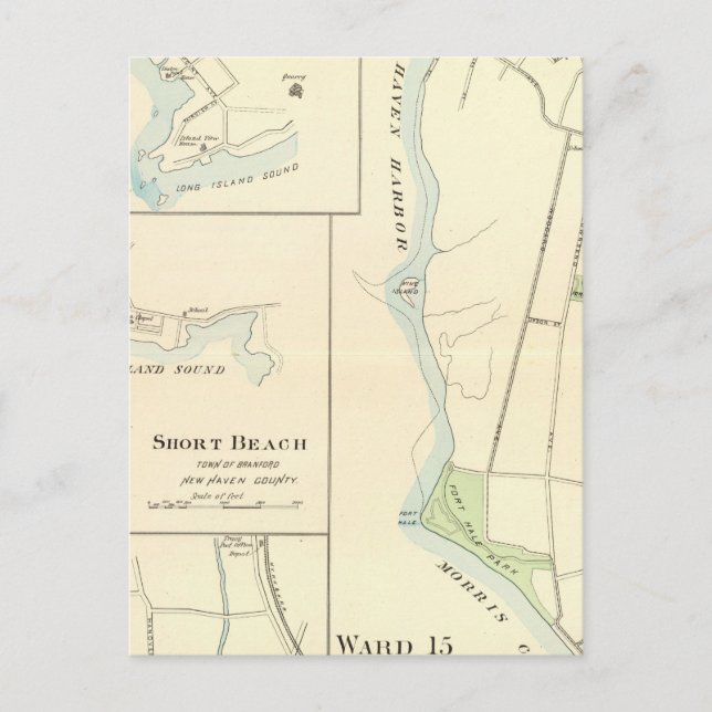 Meriden Nord Postkarte (Vorderseite)