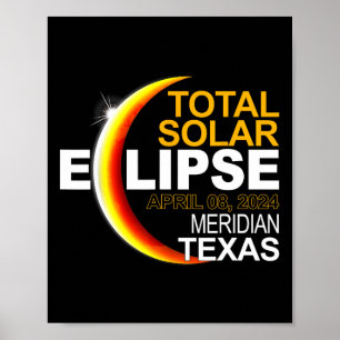 Meridian 2024 Solar Eclipse 2024 040824 Eclipse Poster