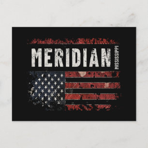 Meridian Mississippi Postkarte
