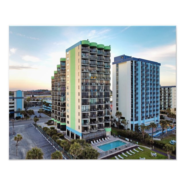 Meridian Plaza Condominium Myrtle Beach Fotodruck (Vorne)