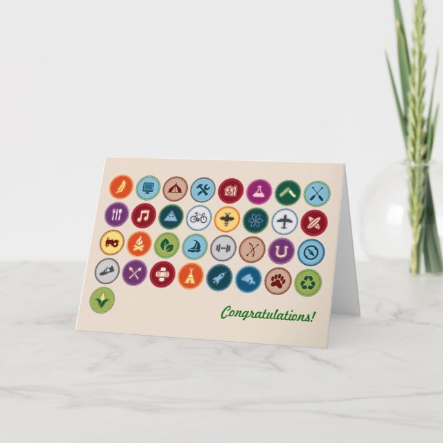 Merit-Abzeichen Karte (Vorderseite)