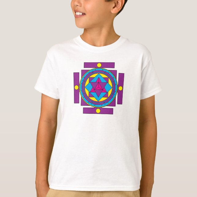 Merkaba Mandala T-Shirt (Vorderseite)