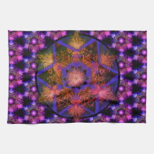 Merkabah-Mandala-Muster Geschirrtuch