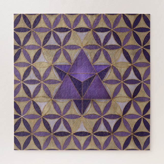 Merkabah zur Blume des Lebensmusters (Vertikal)