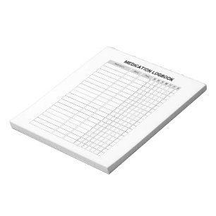 Merkblatt für das Mediaplogbuch Notizblock