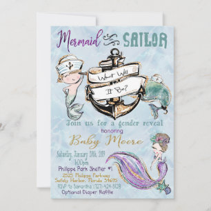 Merkblatt für das Mermaid-Geschlecht der benutzerd Feiertagskarte