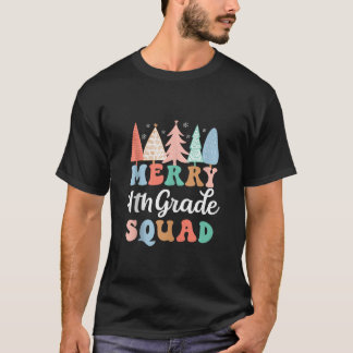 Merke 4. Klasse Squad Vierter Klasse Lehrer Kinder T-Shirt