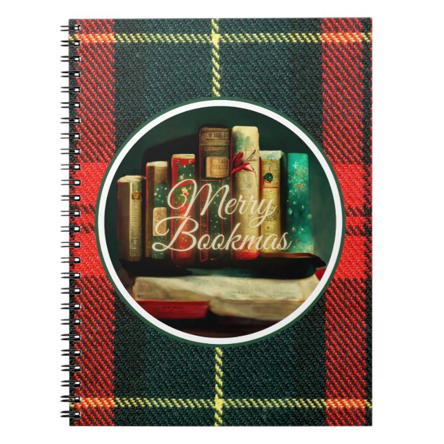Merke Bookmas, Leser und Buchliebhaber-Notebook Notizblock (Vorderseite)