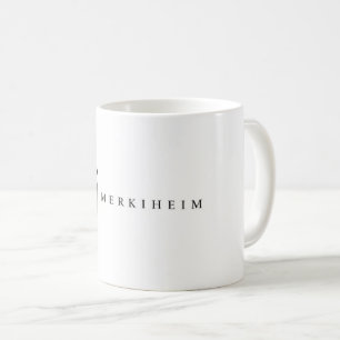 Merkiheim Weiße Kaffeetasse Minimal Nordic Bindr