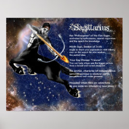 Merkmale des Schützen Poster