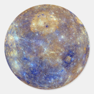 Merkur des Planeten. Paradiso Runder Aufkleber