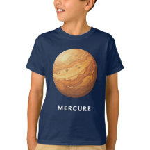 Merkur/Merkur - T - Shirt des klassischen Planeten