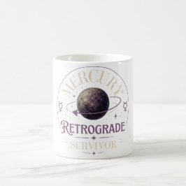 Merkur-Retrograd-Überlebender Kaffeetasse