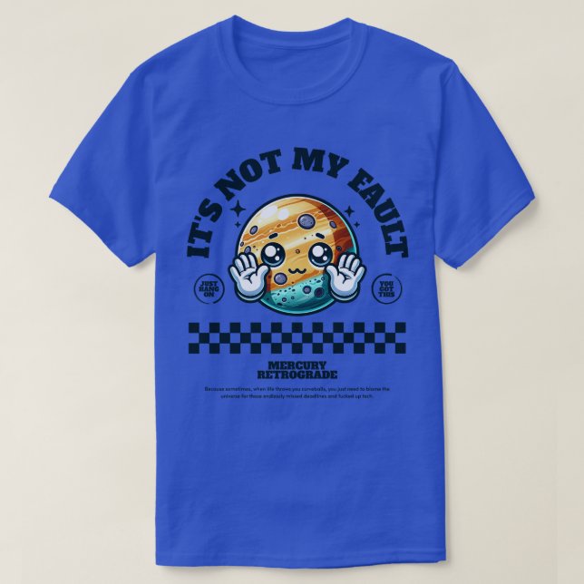 Merkur rückrograde T-Shirt (Design vorne)