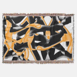 Merkwürdige Bänder, orange weiße Kratzer Decke
