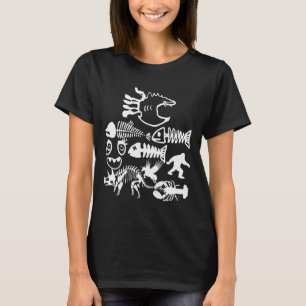 Merkwürdige Fischkette T-Shirt