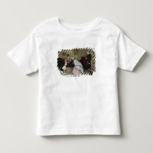 Merkwürdige Gesichter (w/c u. bodycolour auf Kleinkind T-shirt